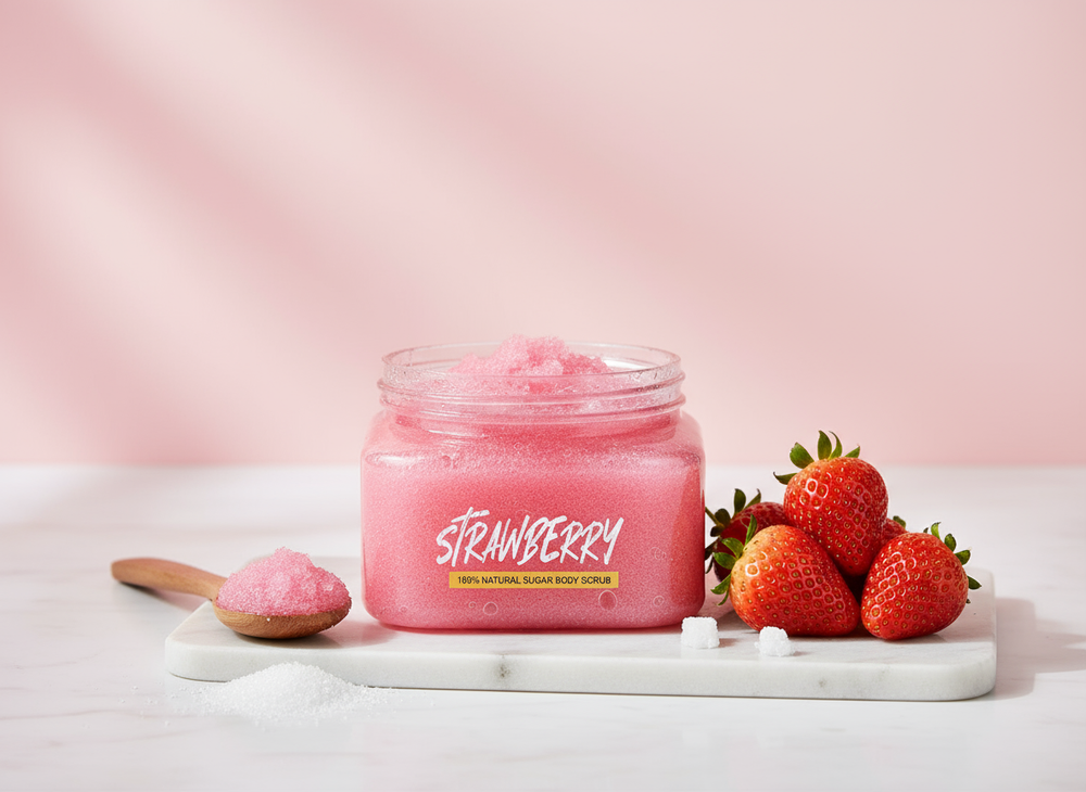Gommage Corporel Naturel – Fraise Douceur