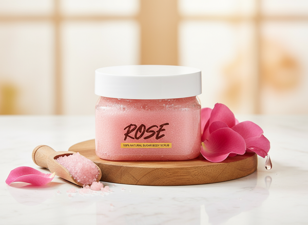 Gommage Corporel Naturel – Rose Douceur