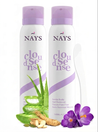 nays' Mousse Dépilatoire Spray — Peau Lisse en 5 Minutes