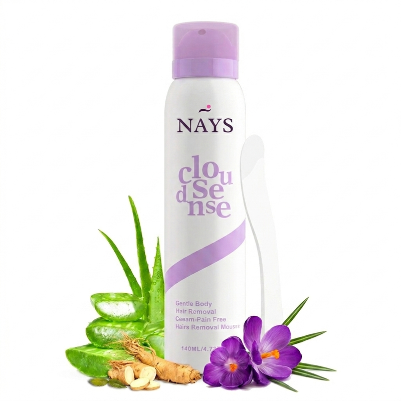 nays' Mousse Dépilatoire Spray — Peau Lisse en 5 Minutes
